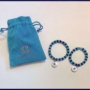 Rustic Cuff Hand In Hand Bracelet Duo